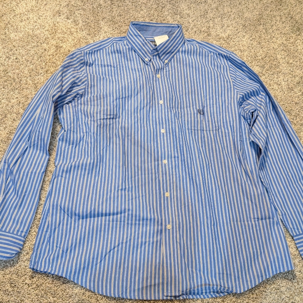Men's chaps button down nwt